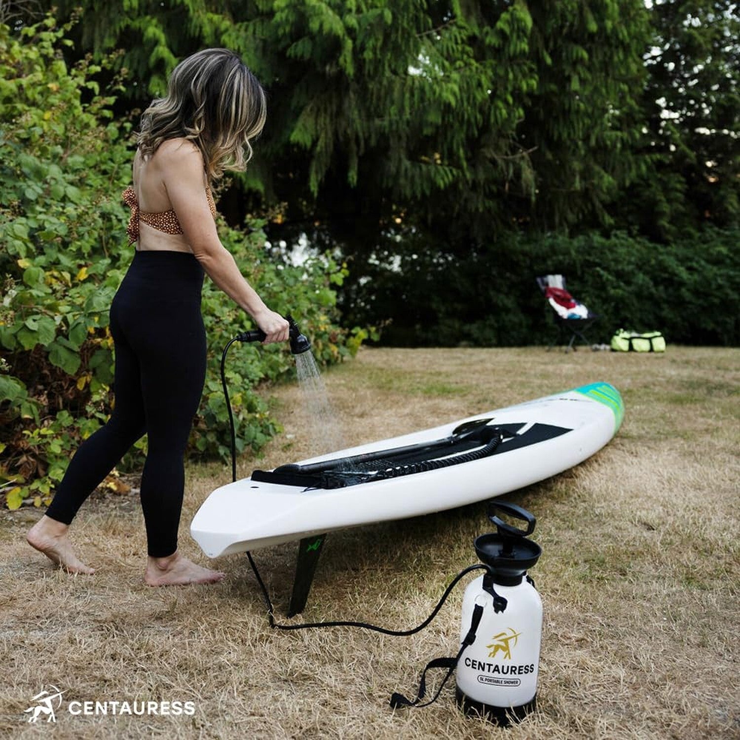 Centauress Portable Camping Shower Pump W/Safety Valve (45 PSI)- Portable Sho...