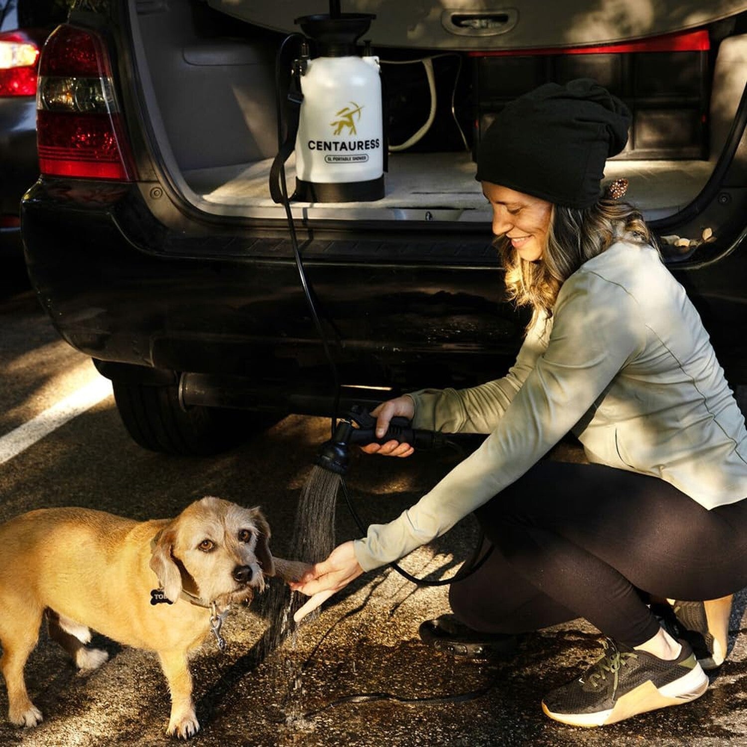 Centauress Portable Camping Shower Pump W/Safety Valve (45 PSI)- Portable Sho...