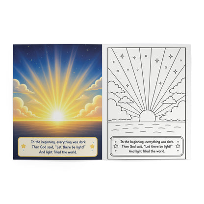Creation Bible Coloring Book for Kids — The Story of Creation