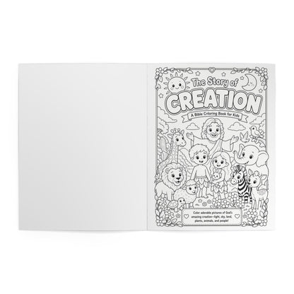 Creation Bible Coloring Book for Kids — The Story of Creation