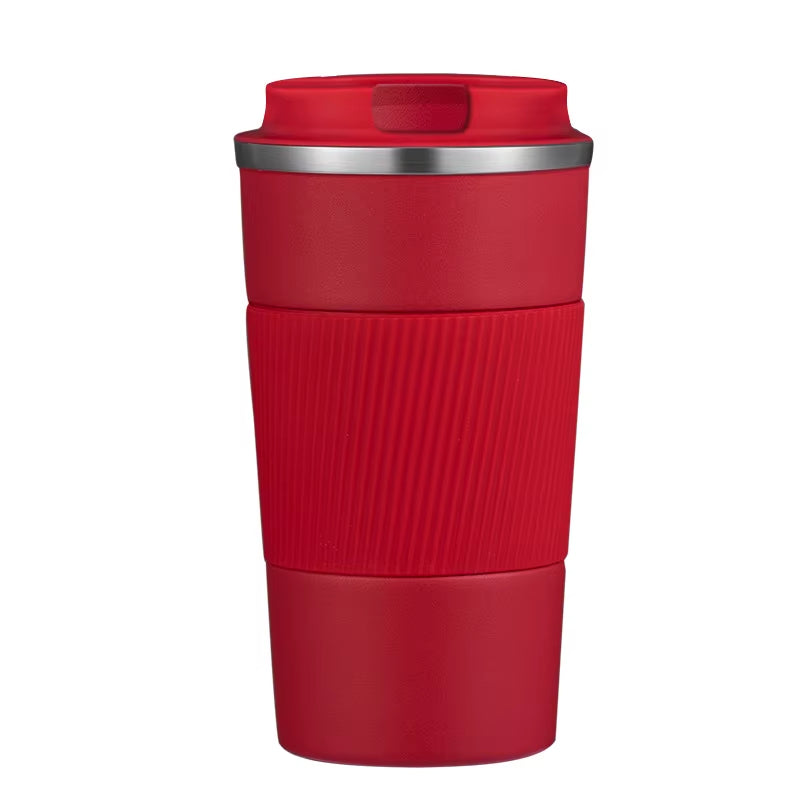 380Ml Stainless Steel Mug, Insulated Coffee Mug with Leak Proof Lid, Travel Mug, Reusable Stainless Steel Coffee Mug
