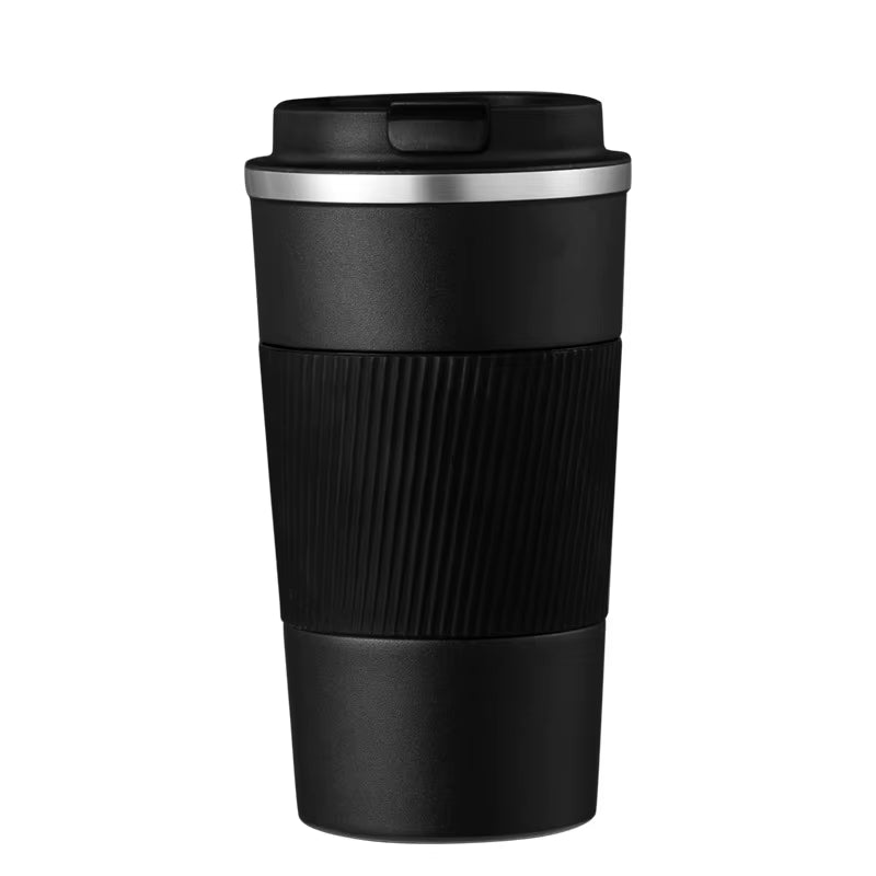 380Ml Stainless Steel Mug, Insulated Coffee Mug with Leak Proof Lid, Travel Mug, Reusable Stainless Steel Coffee Mug
