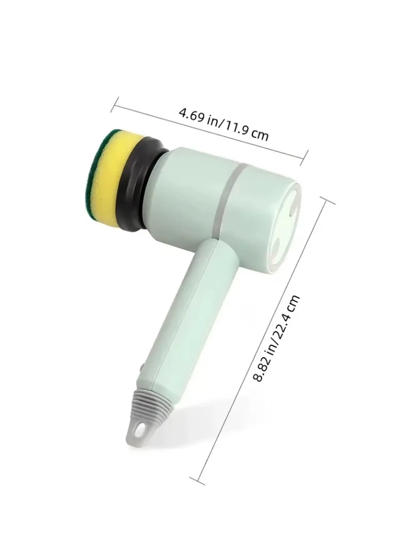 1Pc Electric Spin Scrubber, Electric Cleaning Brush 3-In-1 Handheld Kitchen Cleaner Cordless Spin Scrubber, Power Scrubber Bathr