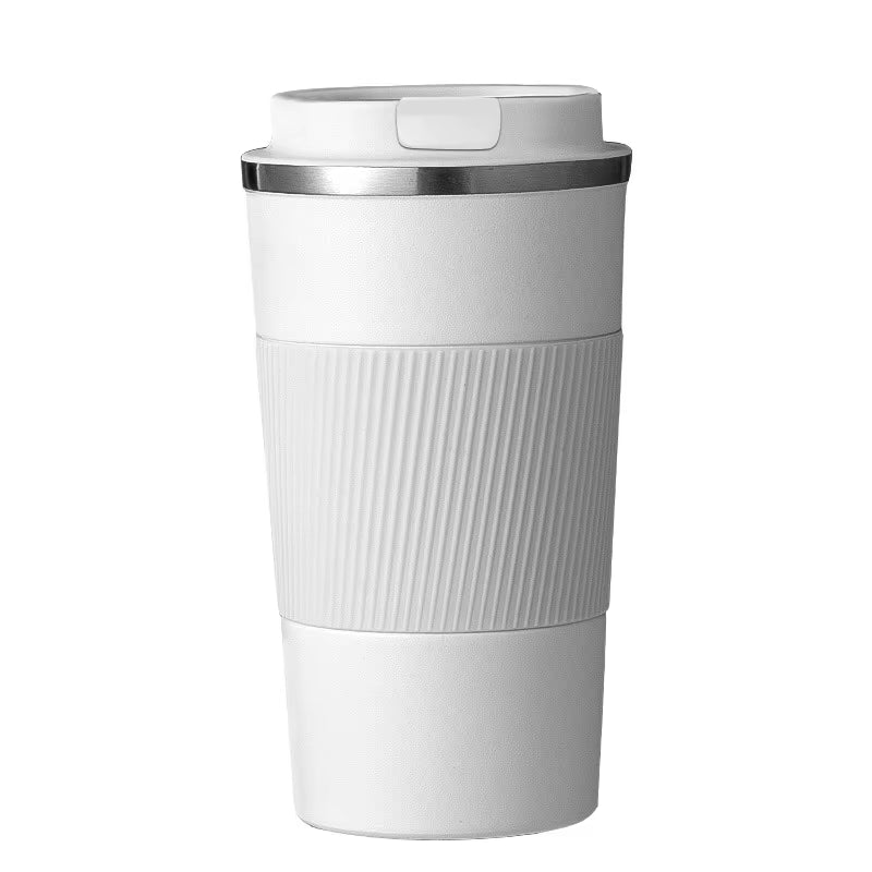 380Ml Stainless Steel Mug, Insulated Coffee Mug with Leak Proof Lid, Travel Mug, Reusable Stainless Steel Coffee Mug