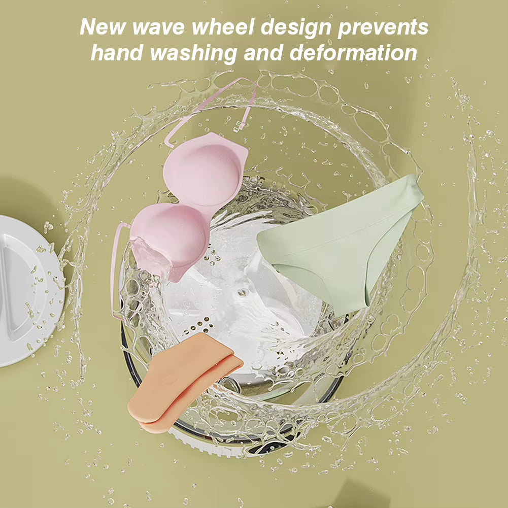Cordless Small Washing Machine with Laundry Cup Automatic Laundry Cup Rechargeable Mini Special Washer for Baby Clothes