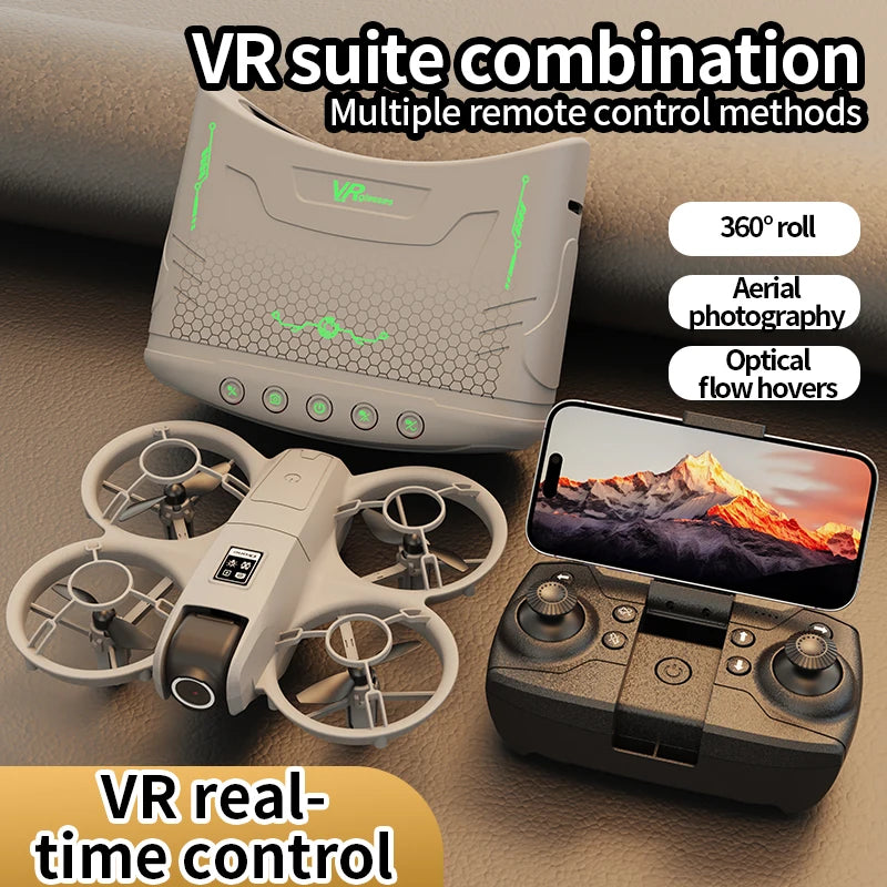 Advanced GPS Drone with 4K HD Camera, X228 VR Aerial Quadcopter, Remote Control, Obstacle Avoidance, Extended Battery Life, Mini RC Drone for Beginners