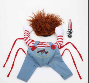 DISFRAZ DE CHUCKY PARA MASCOTAS