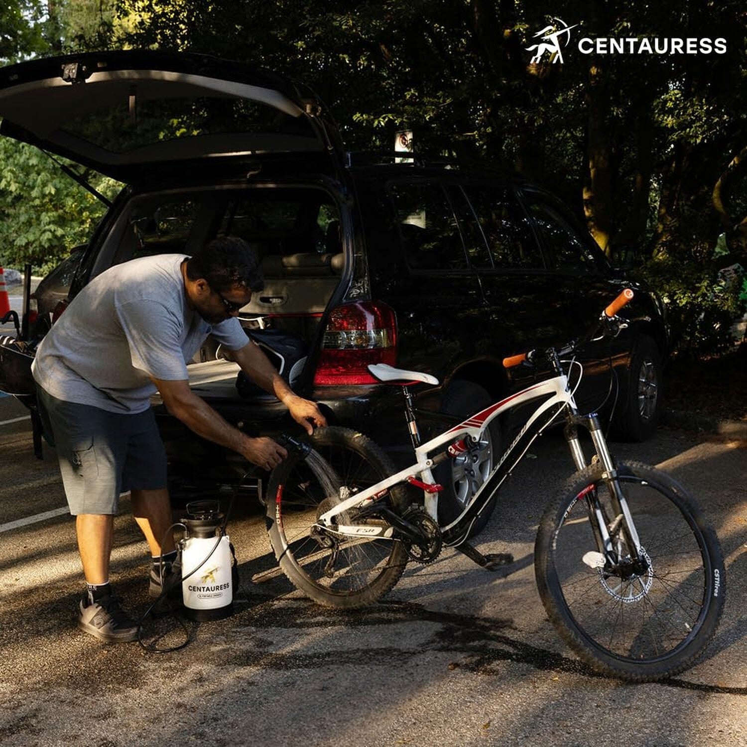 Centauress Portable Camping Shower Pump W/Safety Valve (45 PSI)- Portable Sho...