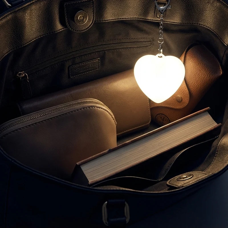Illuminate Your Handbag with The Lumi Heart - Your Ultimate Organizer